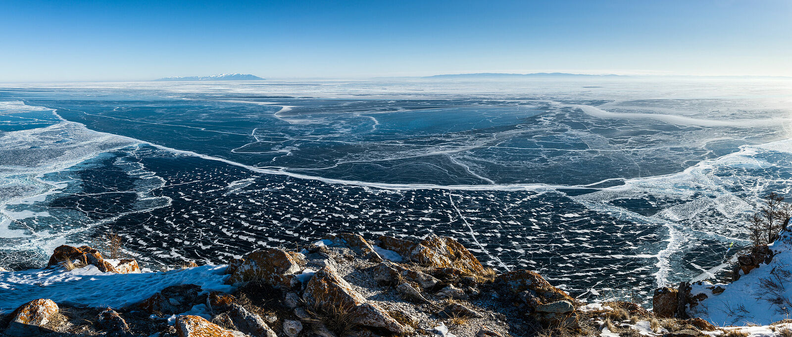 Sergey Pesterev. Panorama of lake Baikal